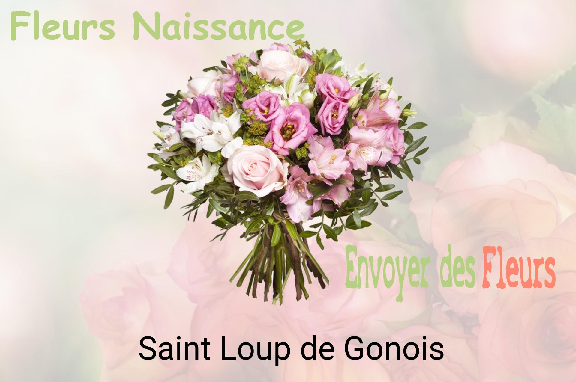 Bouquet de fleurs de naissance livré à Saint-Loup-de-Gonois